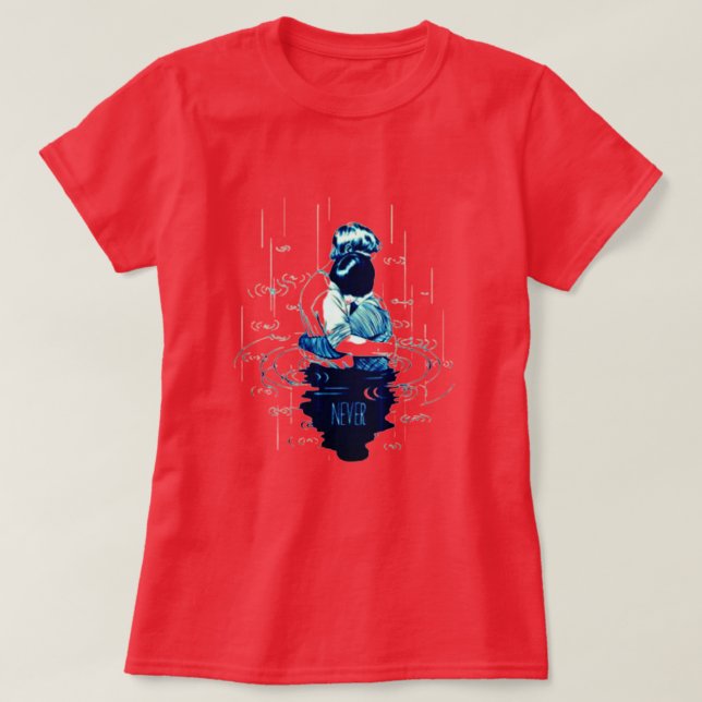 Camiseta de amor eterna, la dedico a una que amo T (Diseño del anverso)