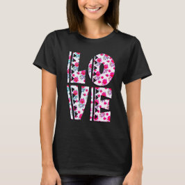Camiseta de amor floral