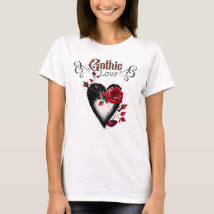 Camiseta de amor gótico