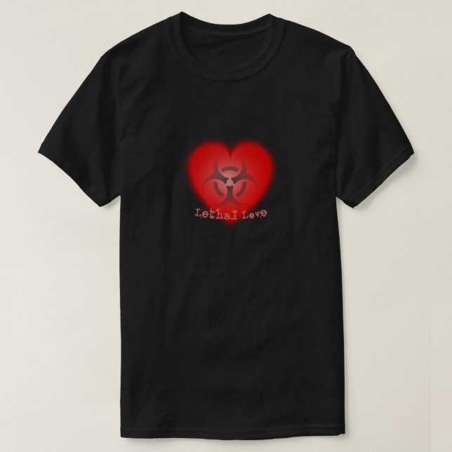 Camiseta de amor letal (Diseño del anverso)