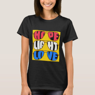 Camiseta de amor ligero de esperanza