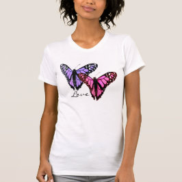 Camiseta de amor mariposa