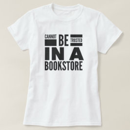 Camiseta de amor por la lectura en librería