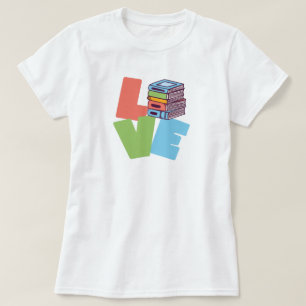 Camiseta de amor por los libros