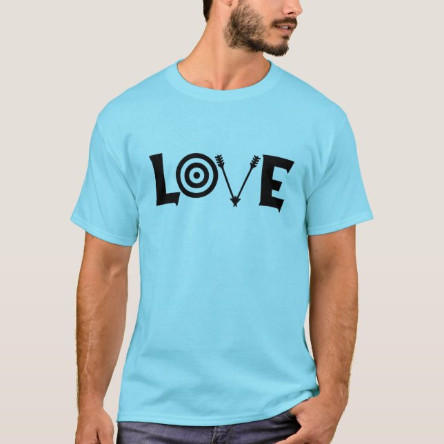 Camiseta de amor por tiro con arco (Anverso)