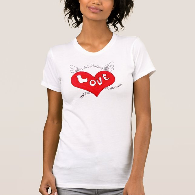 Camiseta de amor vintage (Anverso)