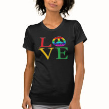 Camiseta de amor y paz