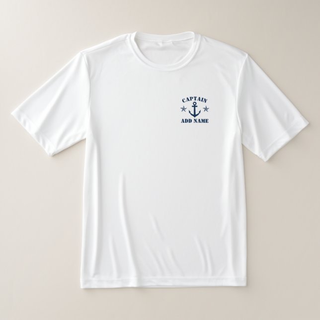 Camiseta de anclaje náutico para capitán de barco (Distribución)