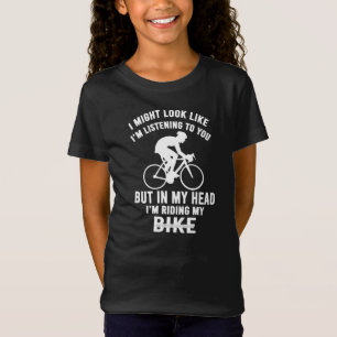 Camiseta de andar en bicicleta en mi mente