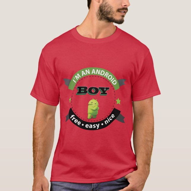 Camiseta de Android Futurista (Anverso)