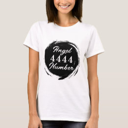 Camiseta de ángel número "4444"