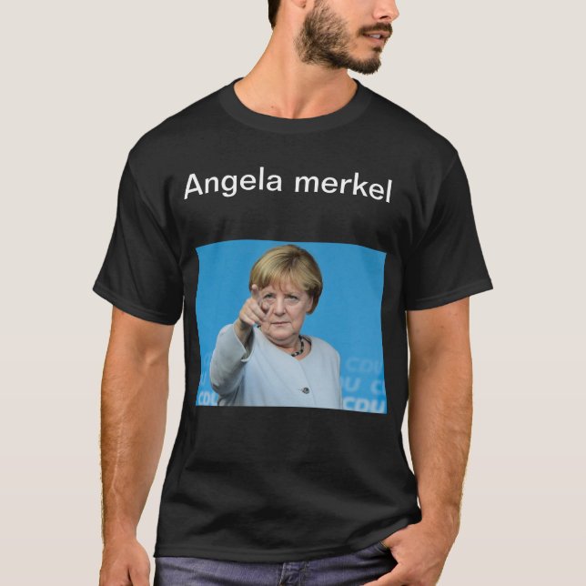 Camiseta De Angela Merkel (Anverso)