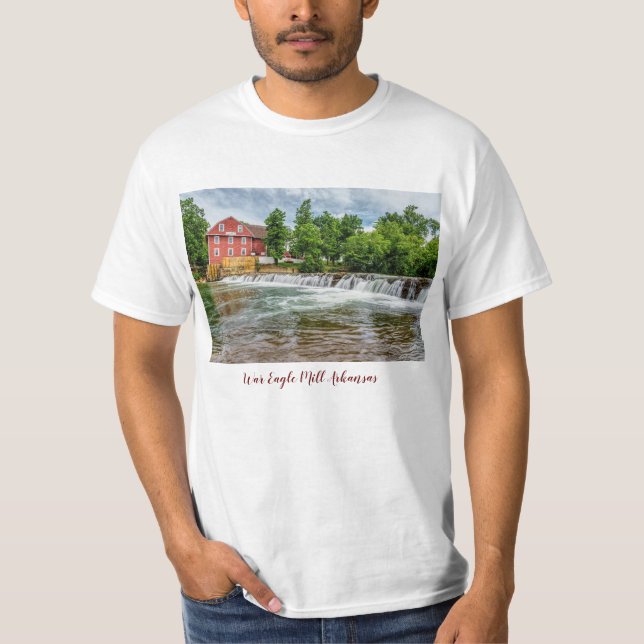 Camiseta de anguila de guerra y de cascada (Anverso)