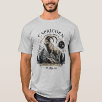 Camiseta de animal del zodiaco Capricornio