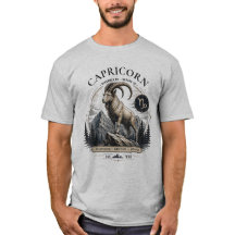Camiseta de animal del zodiaco Capricornio