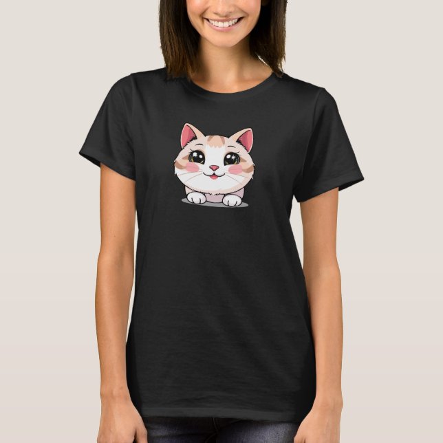 Camiseta de animal Kawaii lindo (Anverso)
