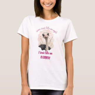 Camiseta de animal lindo, camiseta divertida de av