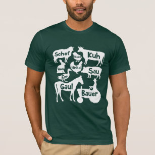 Camiseta de animales de granja holandeses de la Au