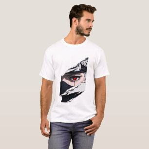 Camiseta de anime con ojo Sharingan   Gráfico de e