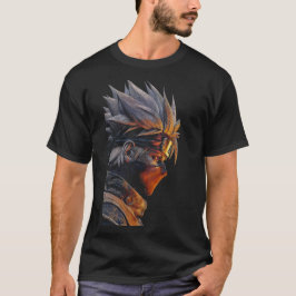 Camiseta de Anime de Guerrero Cibernético | C Fant
