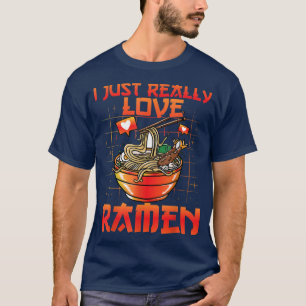 Camiseta de anime japonés Ramen Comida Amante Dive