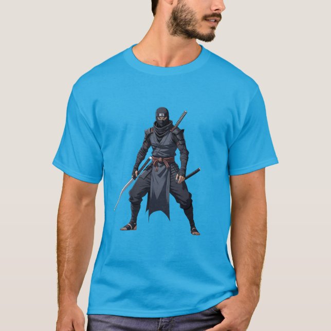Camiseta de Anime Ninja Warrior (Anverso)