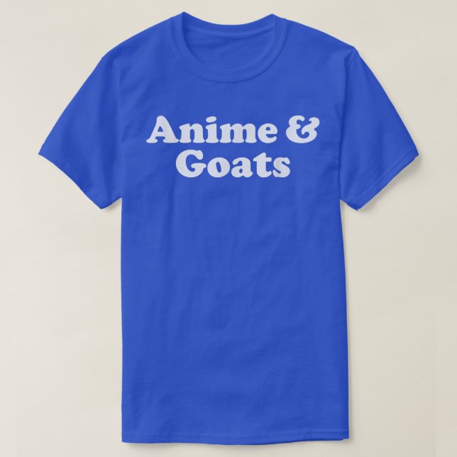 Camiseta de Anime y Goat Kawaii (Diseño del anverso)