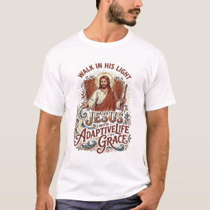 Camiseta de ánimo de discapacidad de Jesús Inspira