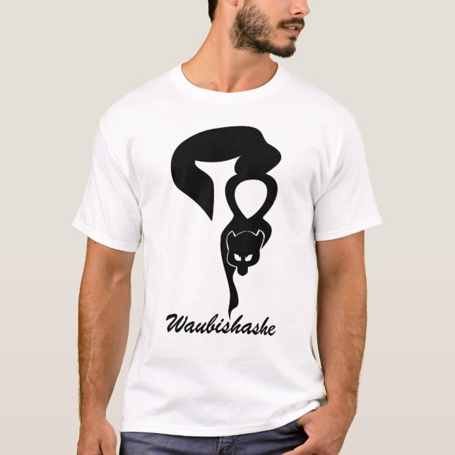 Camiseta de Anishinabek Dodem Waubishashe (Anverso)