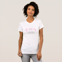 Camiseta de aniversario con ritmo cardíaco persona