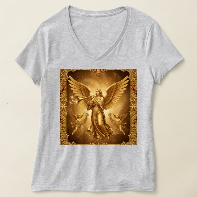 Camiseta de anjo dourada (Distribución )