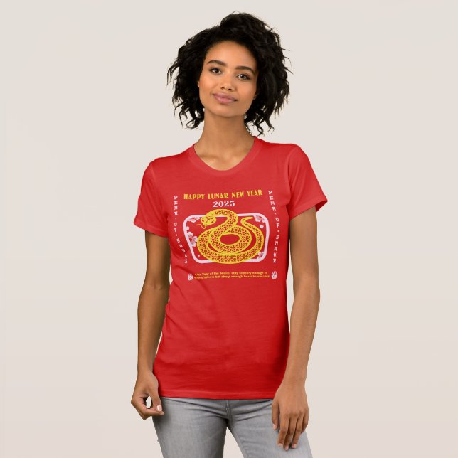 Camiseta de Año Nuevo Chino 2025 (Anverso completo)