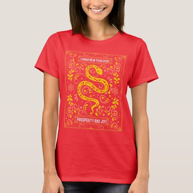 Camiseta de Año Nuevo Chino 2025 (Anverso)
