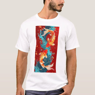 Camiseta de Año Nuevo Chino de Lucky Gold Fish