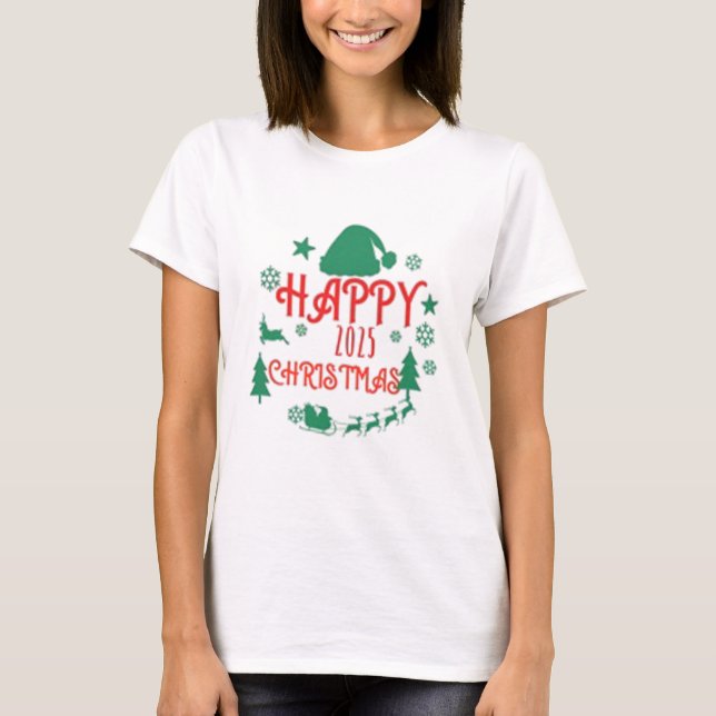 Camiseta de Año Nuevo para Navidades 2025 (Anverso)