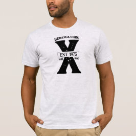 Camiseta de Año Personalizado Generación X