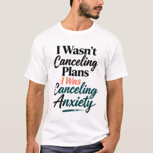 Camiseta de ansiedad de introvertido divertido Can