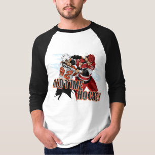 Camiseta de antaño del hockey