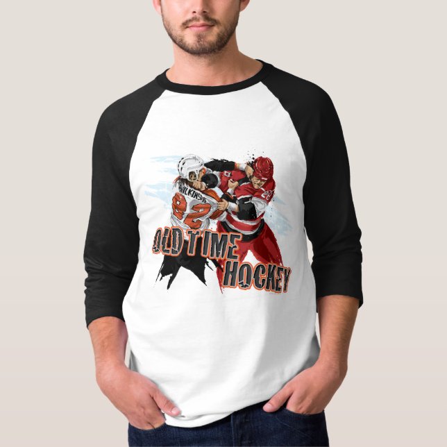 Camiseta de antaño del hockey (Anverso)