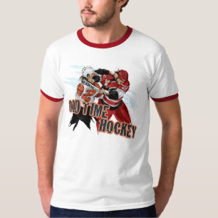 Camiseta de antaño del hockey