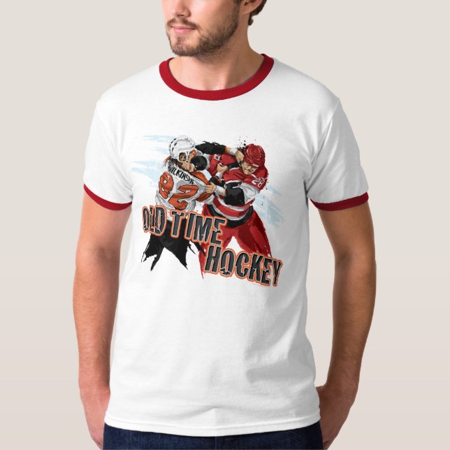 Camiseta de antaño del hockey (Anverso)