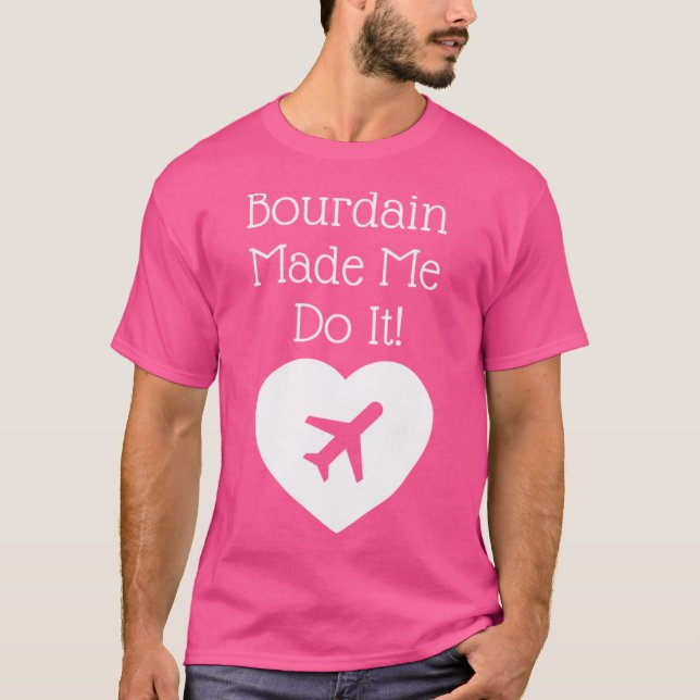 Camiseta De Anthony Bourdain (Anverso)