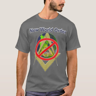 Camiseta de ANTI-NWO para los hombres