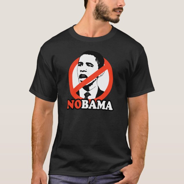 CAMISETA DE ANTI-OBAMA/DE NOBAMA (Anverso)