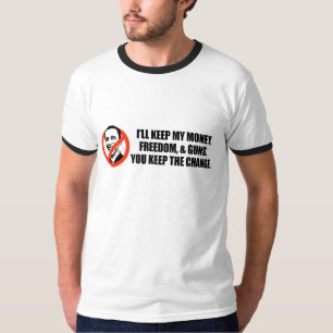 Camiseta de Anti-Obama - usted guarda el cambio