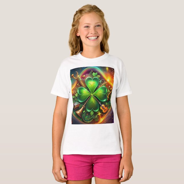 Camiseta de anuncio de bebé personalizada para niñ (Anverso completo)