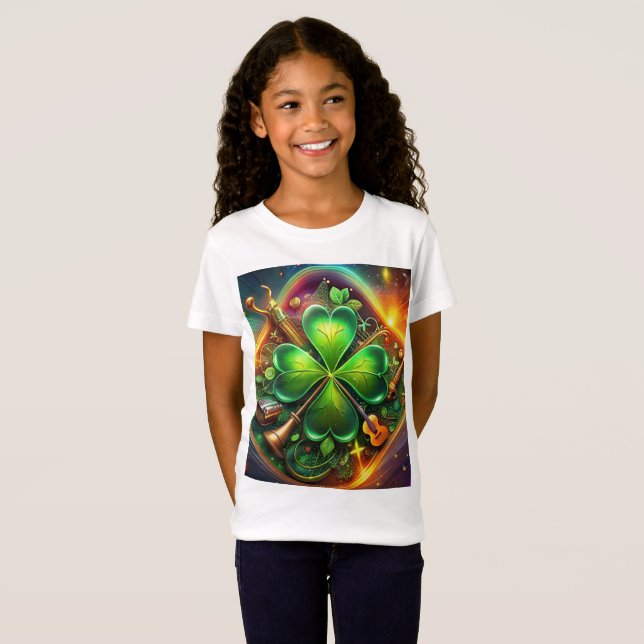 Camiseta de anuncio de bebé personalizada para niñ (Anverso completo)