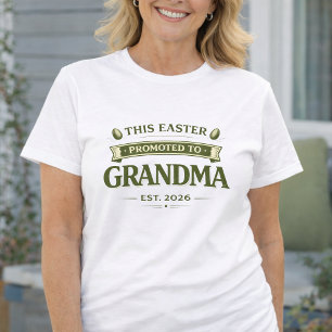 Camiseta de anuncio de embarazo de Pascua para abu