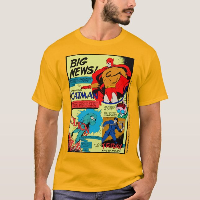 Camiseta de anuncio de Holyoke Comics de los años  (Anverso)