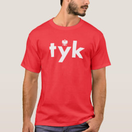 camiseta de apellido de tyk Poland